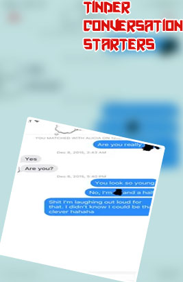 Tinder match conversation starter